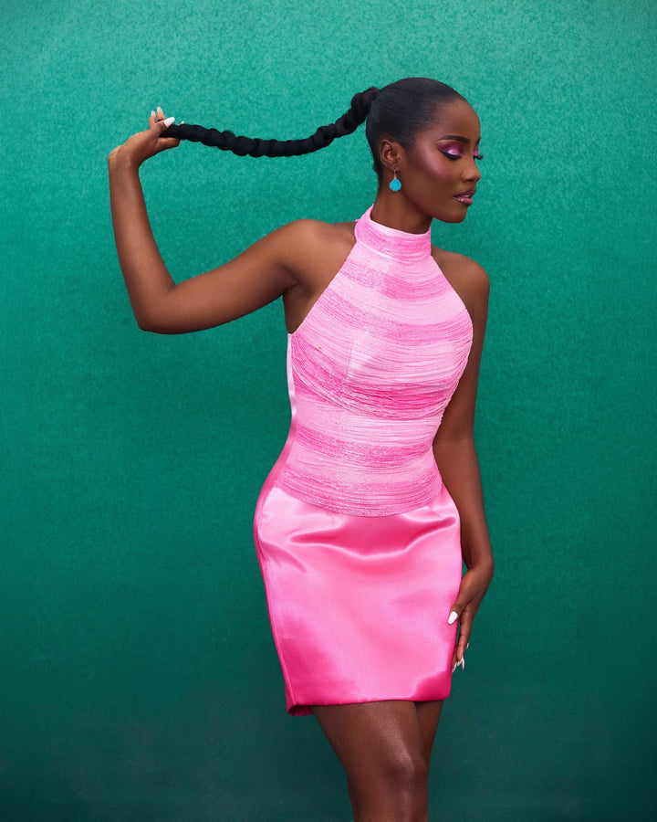 Pink Ombré Tarmar Dress